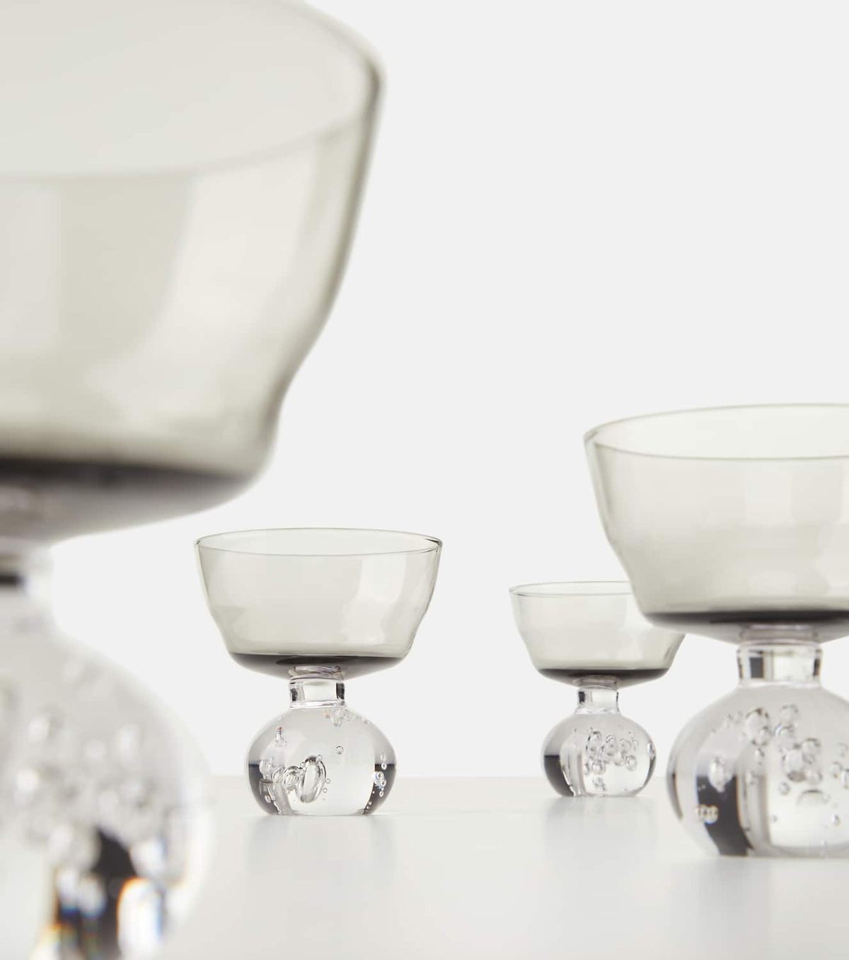 Serax Eternal Snow Medium set of 6 glasses by Bela Silva