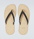 Christian Louboutin - Louloulight leather thong sandals