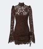 De La Vali Bodita cotton-blend lace minidress