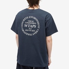WTAPS Men's Indigredents EX46 T-Shirt in Blue