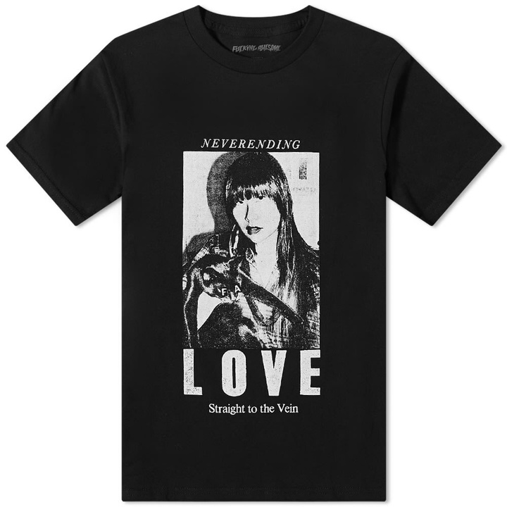 Photo: Fucking Awesome Men's Neverending Love T-Shirt in Black