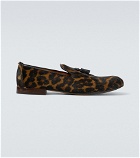 Tom Ford - Leopard print loafers