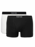 TOM FORD - Two-Pack Stretch-Cotton Jersey Boxer Briefs - Multi