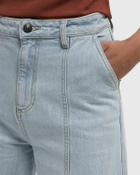 ROTATE Birger Christensen Cargo Denim Pants Blue Womens Jeans