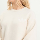 Adidas Women's Knitted Sweatshirt in Wonder White