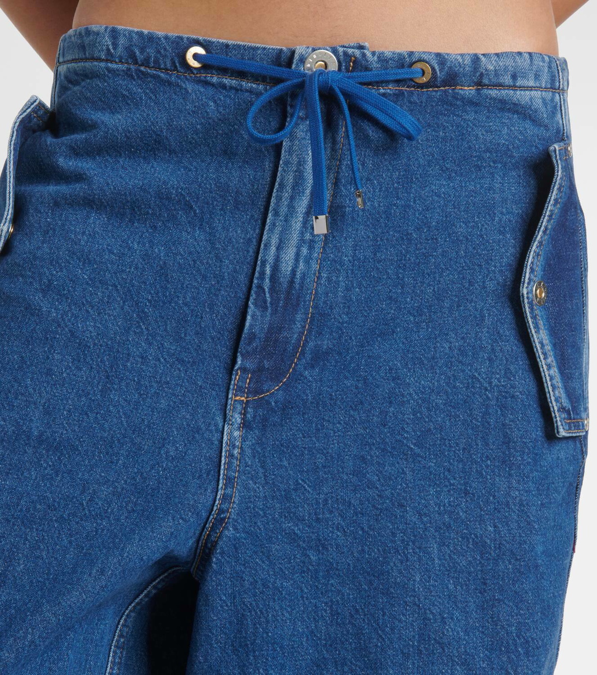 Dion Lee Parachute mid-rise wide-leg jeans