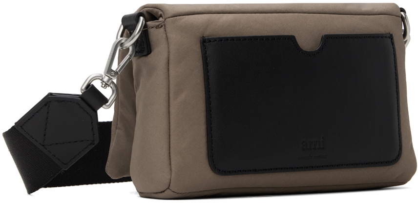 AMI Paris Taupe Lunch Box Ami de Cœur Bag