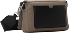 AMI Paris Taupe Lunch Box Ami de Cœur Bag
