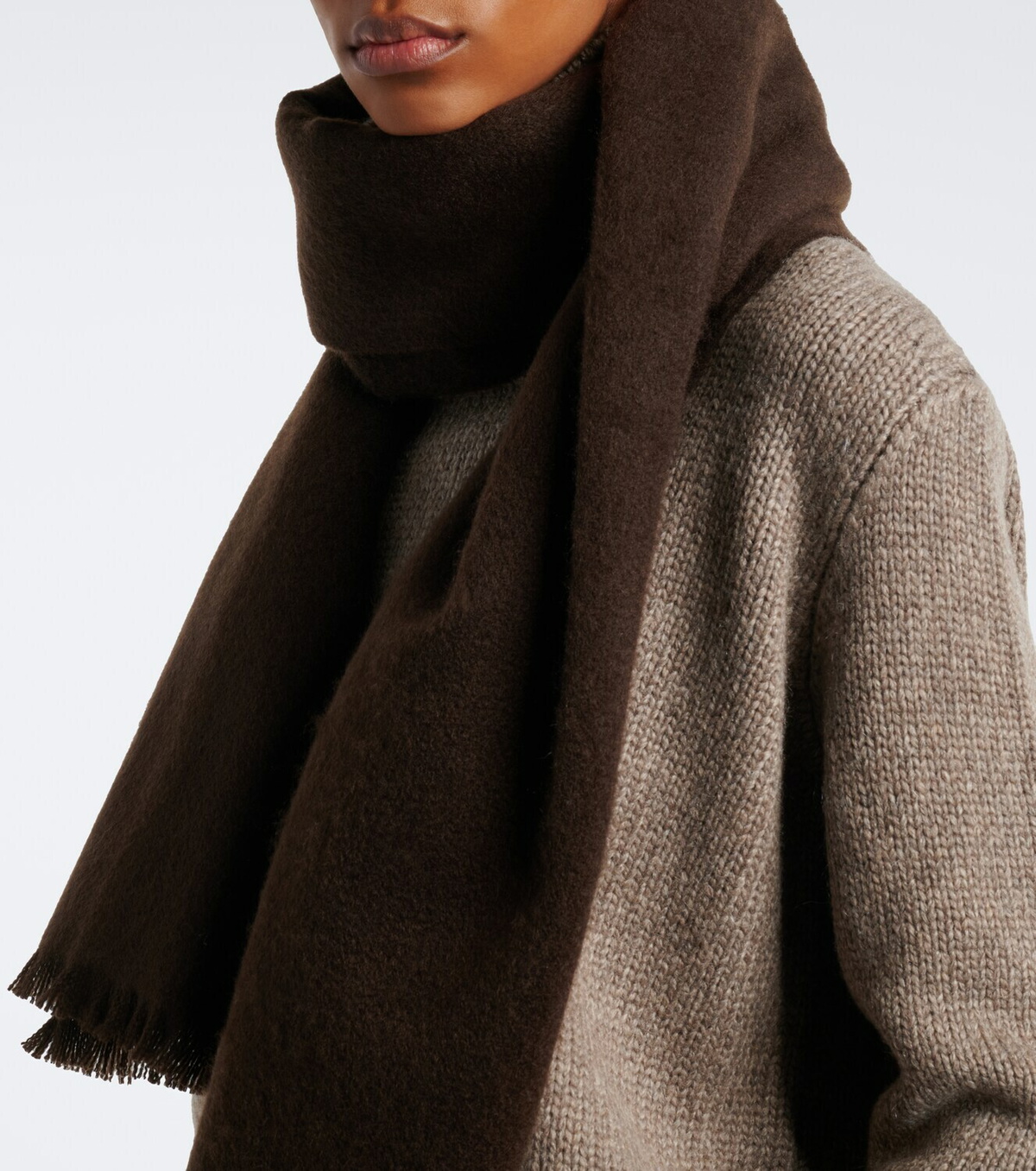 The Row Ingo cashmere scarf