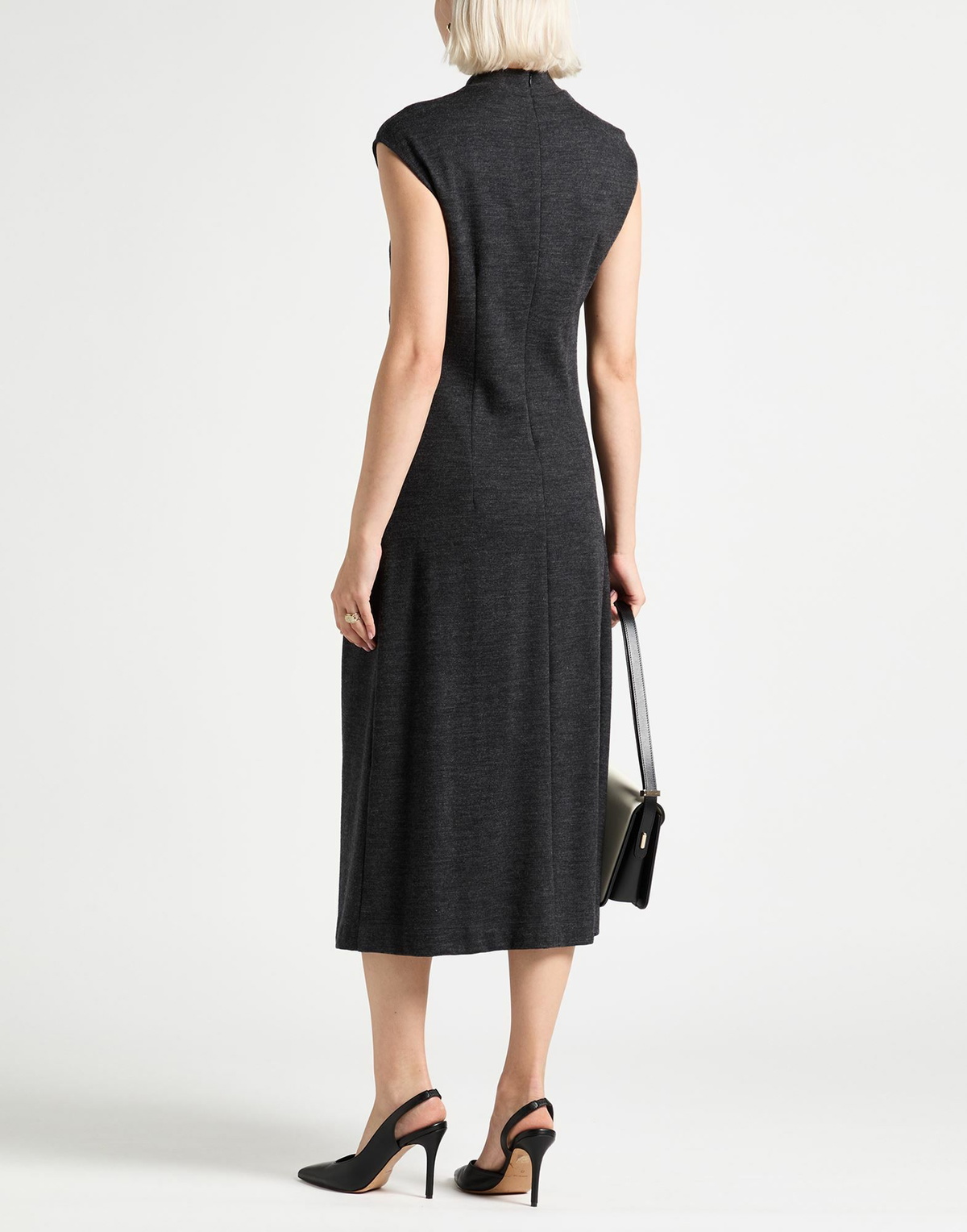 Peserico Womens Midi dress Charcoal