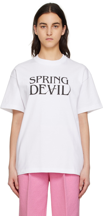 Photo: Soulland White 'Spring Devil' T-Shirt