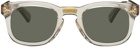 Gucci Taupe Square Sunglasses