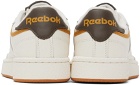 Reebok Classics White & Brown Club C 85 Sneakers