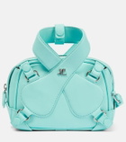 Courreges - Loop baguette leather tote bag