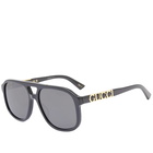 Gucci Men's Eyewear GG1188S Sunglasses in Black/Grey