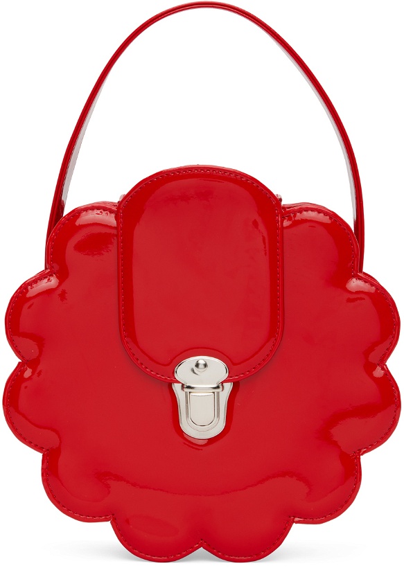 Photo: Comme des Garçons Girl Red Glossy Flower Bag