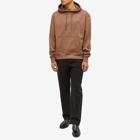 Jacquemus Men's Embroidered Logo Hoody in Brown