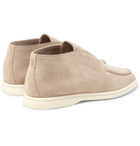 Loro Piana - Open Walk Suede Boots - Beige