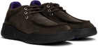 Burberry Brown Suede Log Loafers