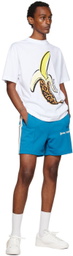 Palm Angels White Leopard Banana T-Shirt