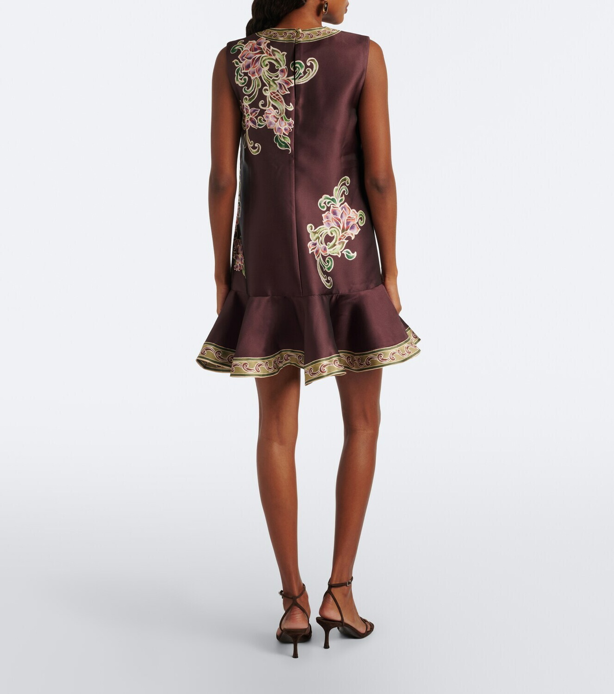 Alémais Josie floral ruffled minidress