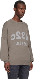 032c Gray Selfie Sweater