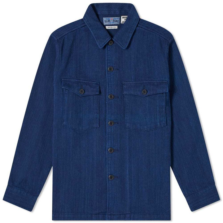 Photo: Blue Blue Japan Sashiko" 2 Pocket Overshirt