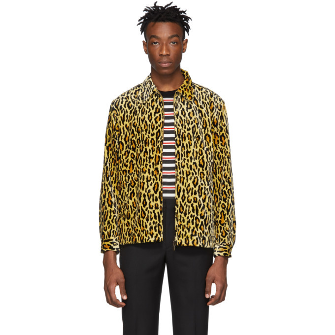 Wacko Maria Beige McGregor Edition Leopard Drizzler Jacket Wacko Maria