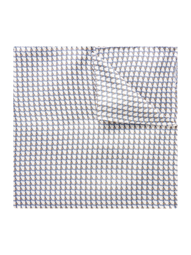Photo: De Petrillo - Printed Silk-Twill Pocket Square