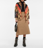 Gucci - GG quilted leather lace-up boots