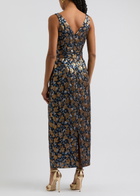 Borgo DE Nor Jules Floral Brocade Maxi Dress Multicoloured