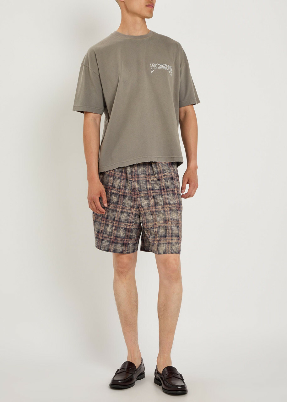 Picante Sacramento Printed Cotton T-shirt Grey