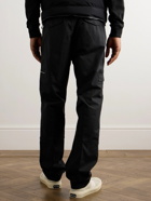 TOM FORD - Straight-Leg Pleated Cotton-Twill Cargo Trousers - Black