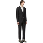 Eidos Black Wool Two-Button Suit