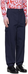 Vivienne Westwood Navy Back Door Combat Cargo Pants
