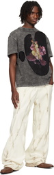 KUSIKOHC Gray & Black Layered T-shirt