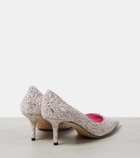 Jimmy Choo Love 65 glitter pumps
