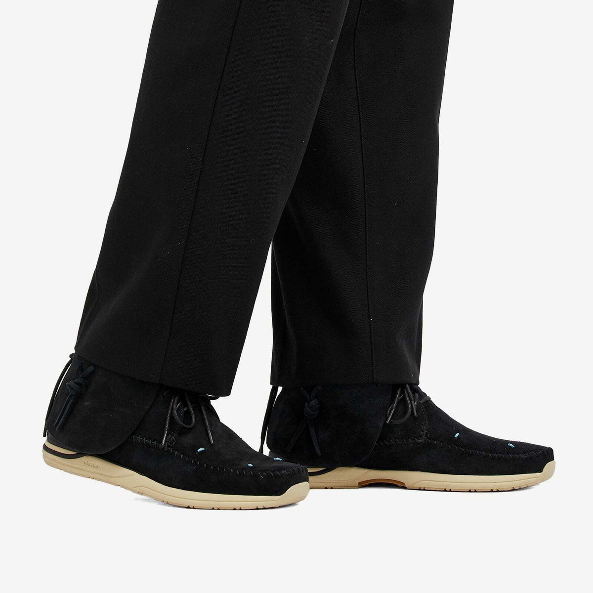 Visvim Men's FBT Lhamo-Folk in Black Visvim