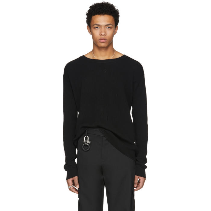 Photo: Maison Margiela Black Thermal Sweater