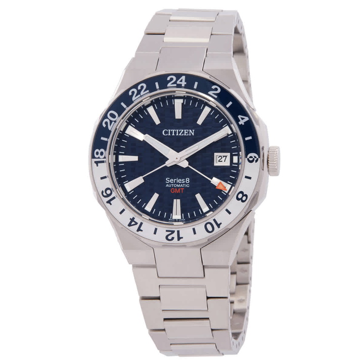 Photo: Citizen Series8 880 GMT Automatic Blue Dial Mens Watch NB6034-58L