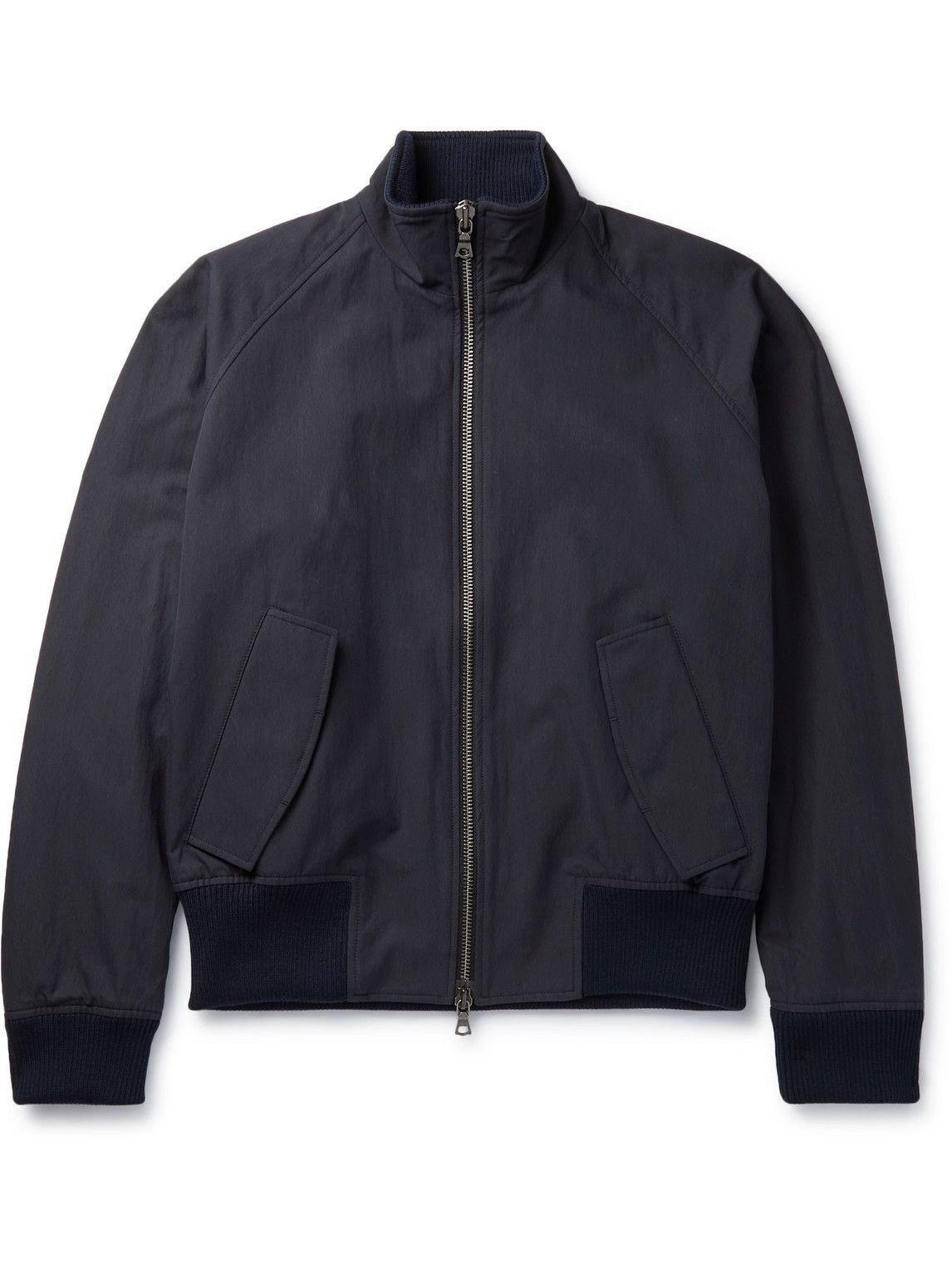 Studio Nicholson - Moburg Cotton-Blend Bomber Jacket - Blue Studio ...