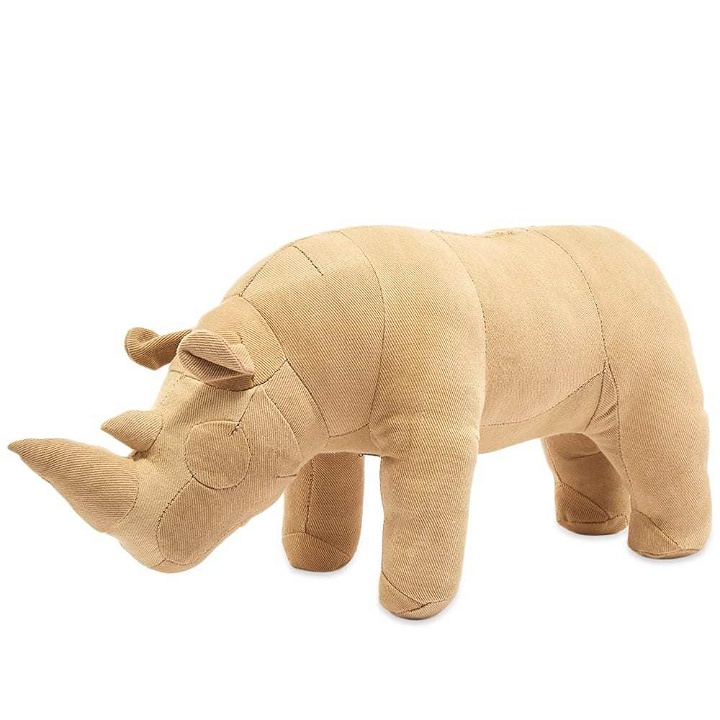 Photo: Puebco Vintage Fabric Stuffed Animal - Rhinoceros