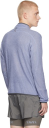 Satisfy Blue GhostFleece AD Light Half‑Zip Sweater