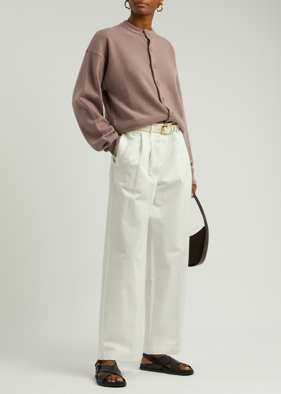 extreme cashmereカーディガン ライトピンクchou Extreme Cashmere n°170 Chou Cashmere-blend Cardigan - Light Pink