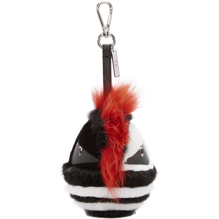 Photo: Fendi Black Fur Bug Keychain