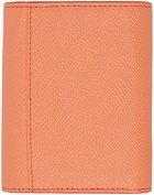 Maison Margiela Orange Leather Wallet