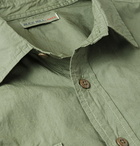 Alex Mill - Garment-Dyed Cotton-Poplin Overshirt - Green