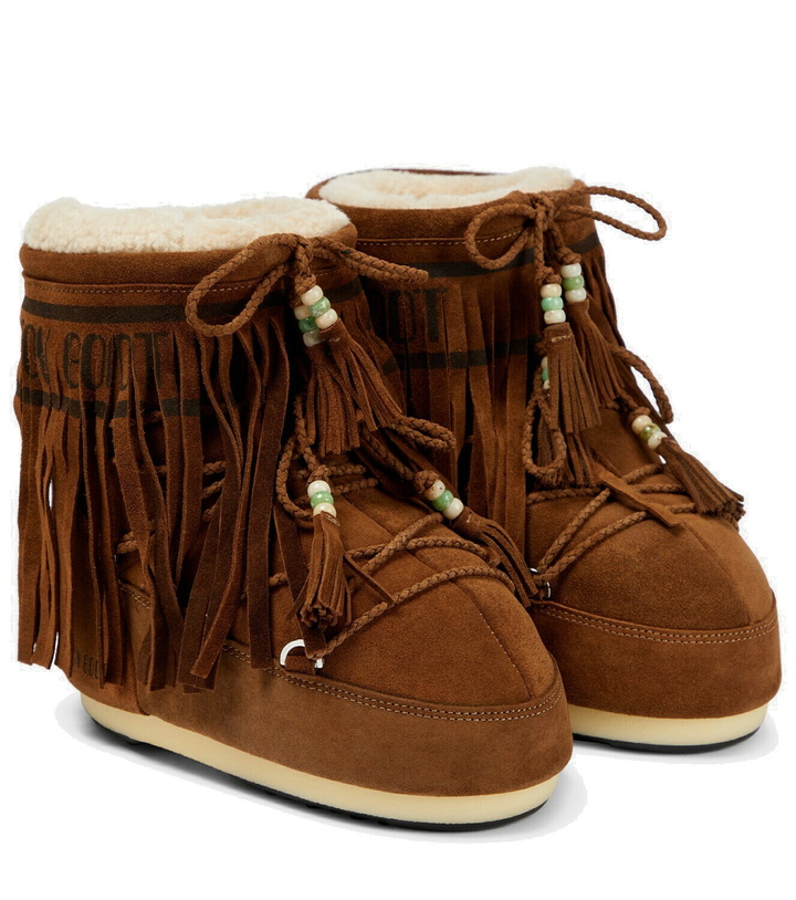Photo: Alanui - x Moon Boot Icon Low suede boots