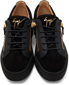 Giuseppe Zanotti Black Camoscio Sneakers