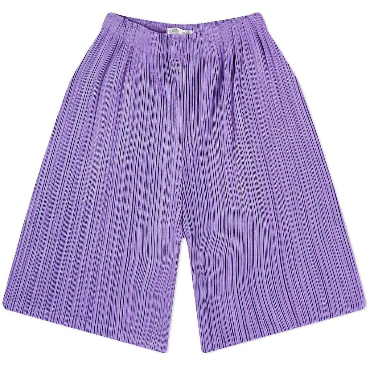 Photo: Pleats Please Issey Miyake Women's Pleats Shorts in Purple
